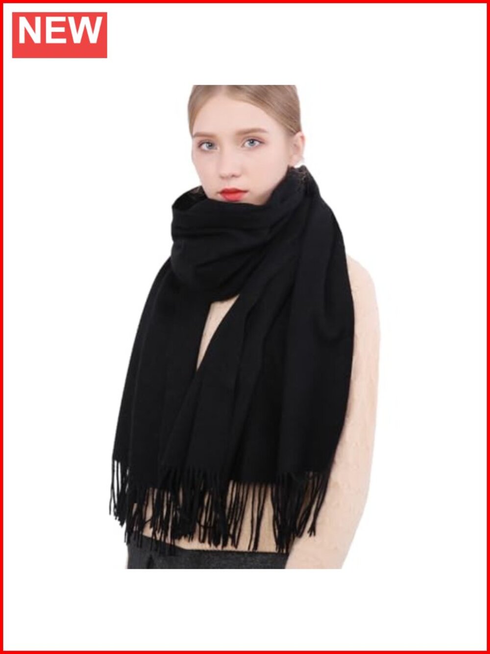 Winter Pashmina Shawl Wrap Soft Large Warm Scarf for Evening Dresses